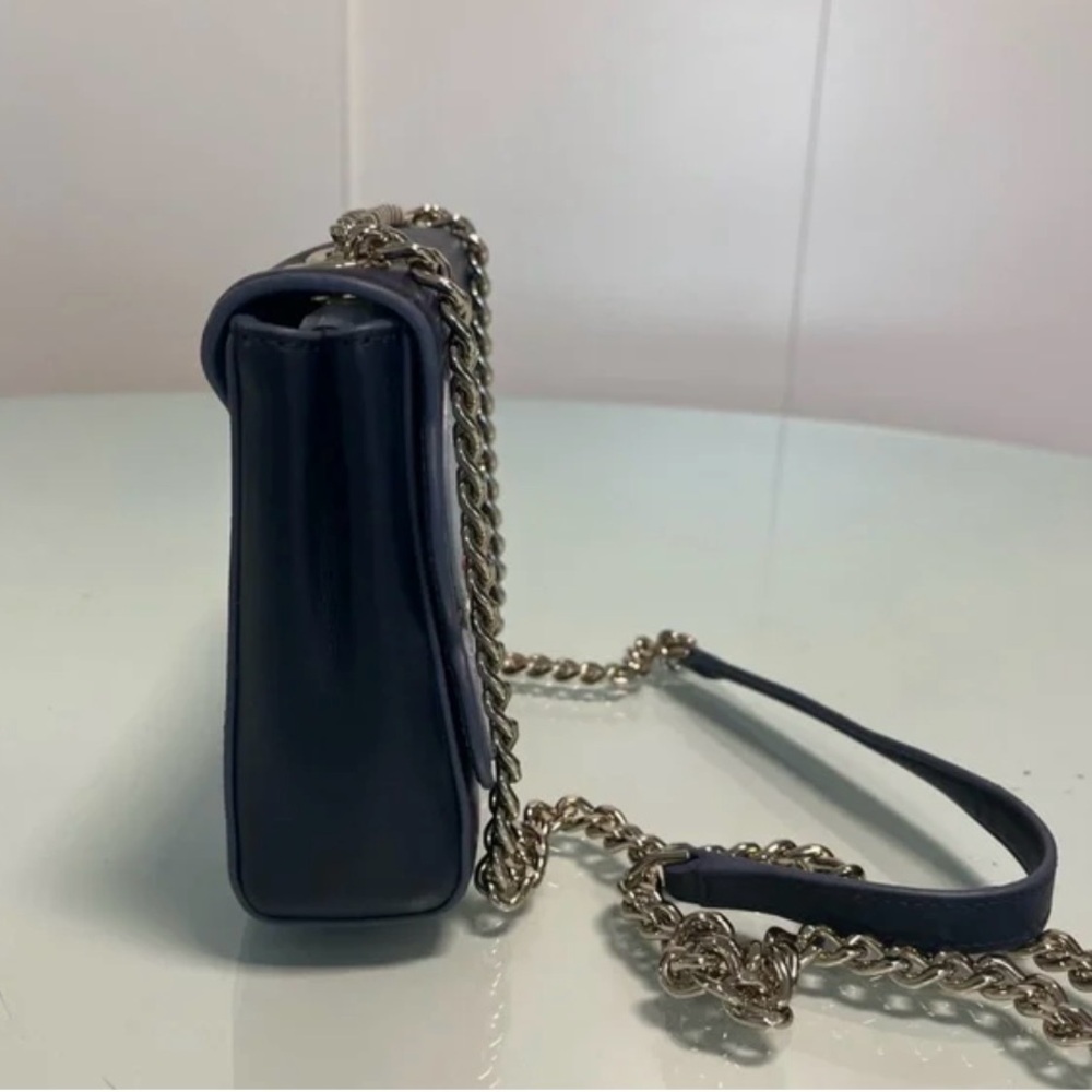 New Kate Spade Navy Floral Chain Bag - Picture 5 of 5